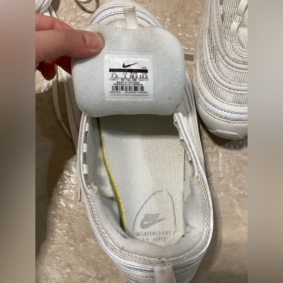 Nike Air Max 97 Women White Size 7.5 - Picture 5 of 8